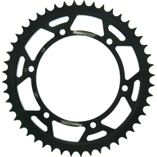 Steel-Rear Sprocket / Chain Wheel Supersprox 428/48t black 30485-48