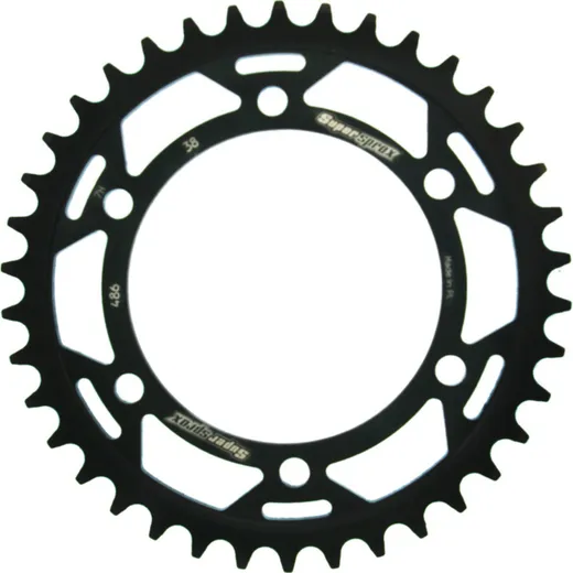 Steel-Rear Sprocket / Chain Wheel Supersprox 520/38t black 16500-38