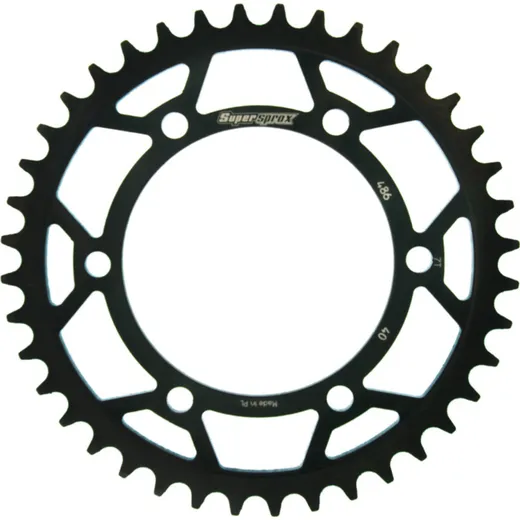 Steel-Rear Sprocket / Chain Wheel Supersprox 520/40t black 16500-40