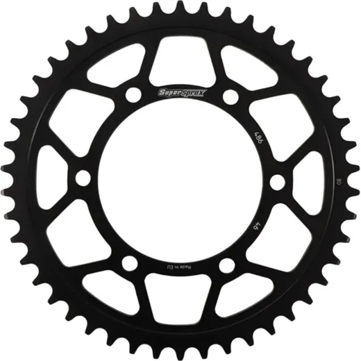Steel-Rear Sprocket / Chain Wheel Supersprox 520/46t black 16500-46