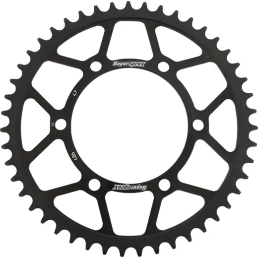 Steel-Rear Sprocket / Chain Wheel Supersprox 520/47t black 16500-47
