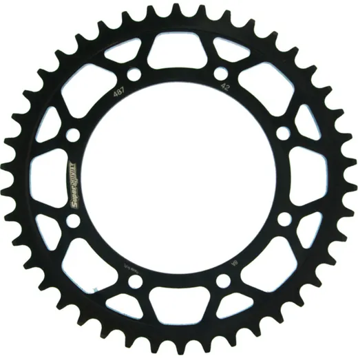 Steel-Rear Sprocket / Chain Wheel Supersprox 520/42t black 16600-42