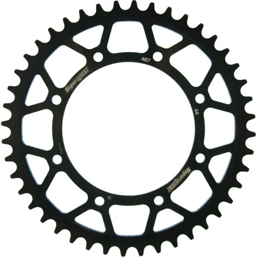 Steel-Rear Sprocket / Chain Wheel Supersprox 520/44t black 16600-44