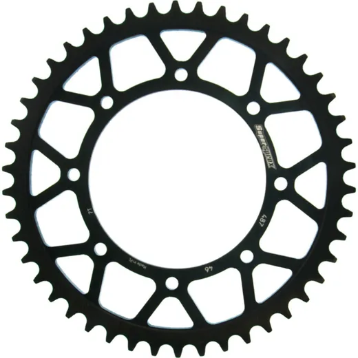 Steel-Rear Sprocket / Chain Wheel Supersprox 520/46t black 16600-46