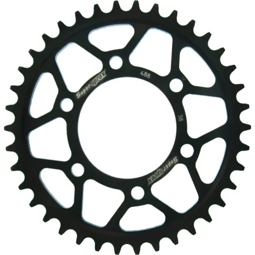 Steel-Rear Sprocket / Chain Wheel Supersprox 530/38t black 16604-38