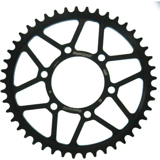 Steel-Rear Sprocket / Chain Wheel Supersprox 530/45t black 16604-45