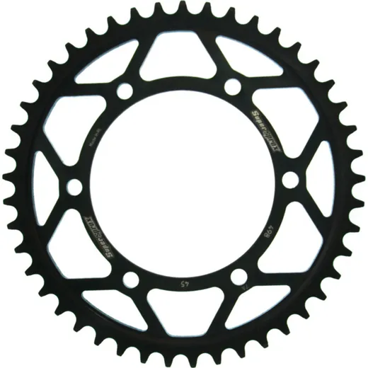 Steel-Rear Sprocket / Chain Wheel Supersprox 525/45t black 16605-45