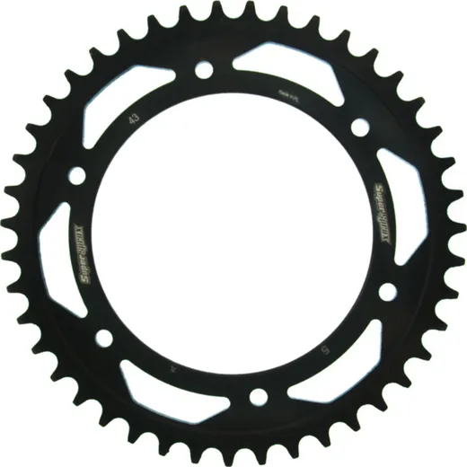 Steel-Rear Sprocket / Chain Wheel Supersprox 520/43t black 35304-43