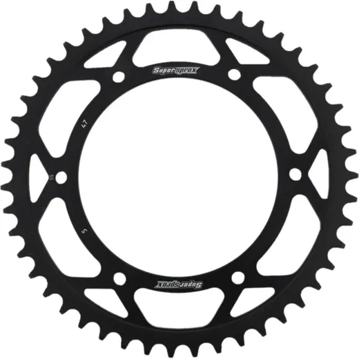 Steel-Rear Sprocket / Chain Wheel Supersprox 520/47t black 35304-47