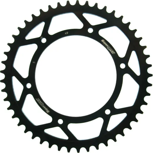 Steel-Rear Sprocket / Chain Wheel Supersprox 520/49t black 35304-49
