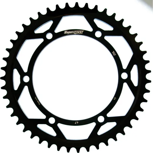 Steel-Rear Sprocket / Chain Wheel Supersprox 530/47t black 16701-47