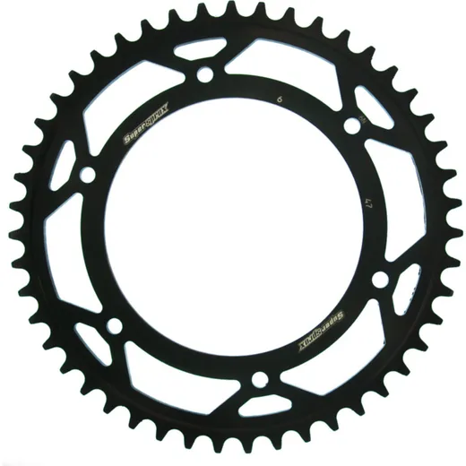 Steel-Rear Sprocket / Chain Wheel Supersprox 525/47t black 35305-47