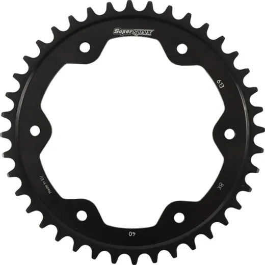 Steel-Rear Sprocket / Chain Wheel Supersprox 525/40t black 71401-40