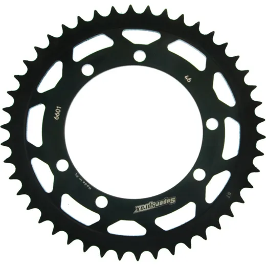 Steel-Rear Sprocket / Chain Wheel Supersprox 420/46t black 36601-46