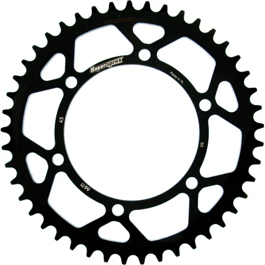 Steel-Rear Sprocket / Chain Wheel Supersprox 525/45t black 44502-45