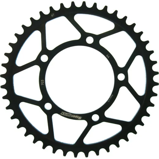 Steel-Rear Sprocket / Chain Wheel Supersprox 520/44t black 35801-44