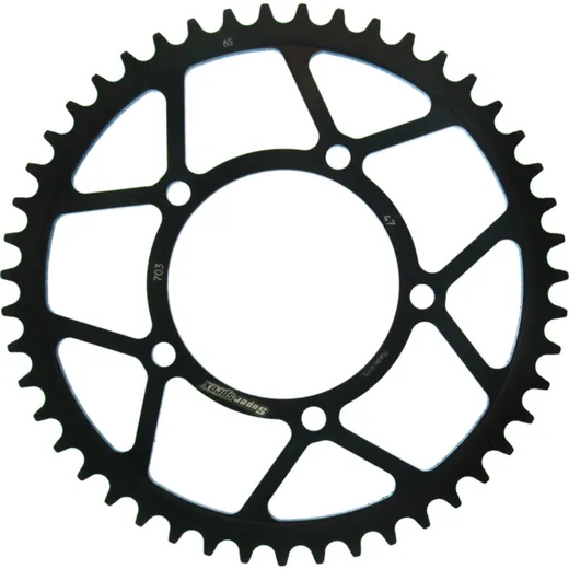 Steel-Rear Sprocket / Chain Wheel Supersprox 520/47t black 35801-47