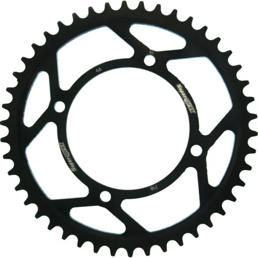 Steel-Rear Sprocket / Chain Wheel Supersprox 530/46t black 44600-46