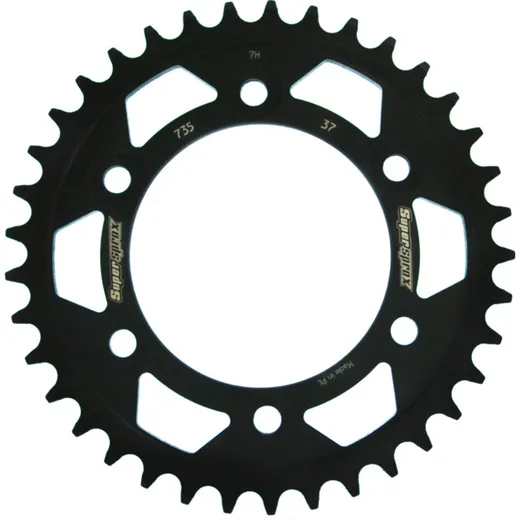 Steel-Rear Sprocket / Chain Wheel Supersprox 520/37t black 50602-37