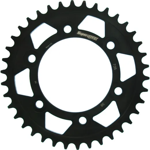 Steel-Rear Sprocket / Chain Wheel Supersprox 520/38t black 50602-38