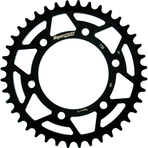 Steel-Rear Sprocket / Chain Wheel Supersprox 520/40t black 50602-40