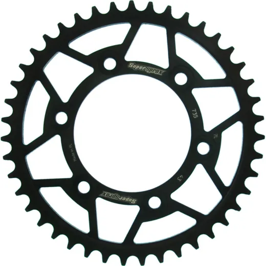 Steel-Rear Sprocket / Chain Wheel Supersprox 520/43t black 50602-43