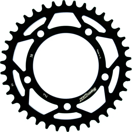 Steel-Rear Sprocket / Chain Wheel Supersprox 525/38t black 50614-38