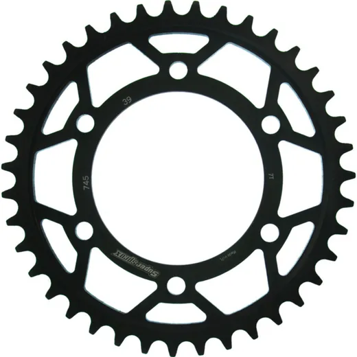 Steel-Rear Sprocket / Chain Wheel Supersprox 525/39t black 50609-39