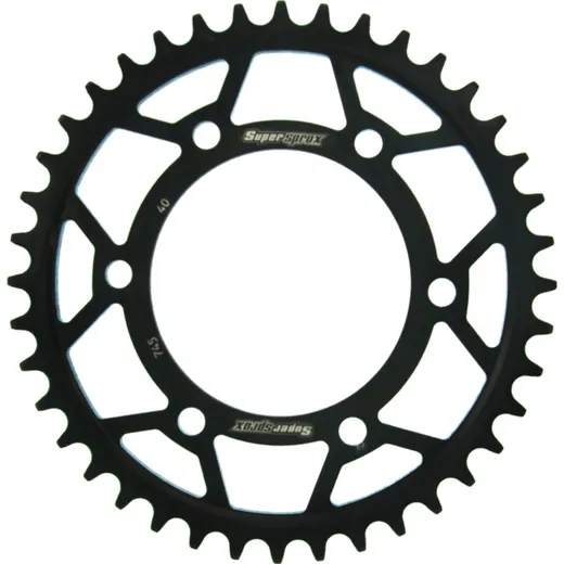 Steel-Rear Sprocket / Chain Wheel Supersprox 525/40t black 50609-40