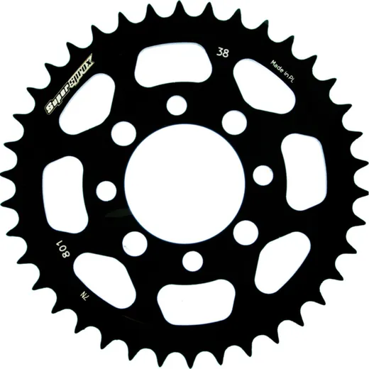 Steel-Rear Sprocket / Chain Wheel Supersprox 420/38t black 14100-38