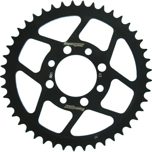 Steel-Rear Sprocket / Chain Wheel Supersprox 420/45t black 14100-45