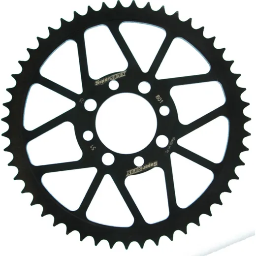 Steel-Rear Sprocket / Chain Wheel Supersprox 420/51t black 14100-51