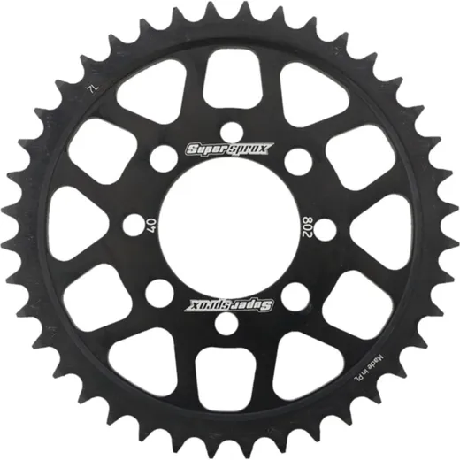 Steel-Rear Sprocket / Chain Wheel Supersprox 428/40t black 14101-40