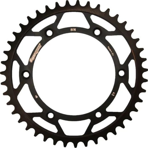 Steel-Rear Sprocket / Chain Wheel Supersprox 520/43t black 14203-43