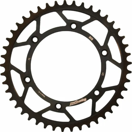Steel-Rear Sprocket / Chain Wheel Supersprox 520/45t black 14203-45