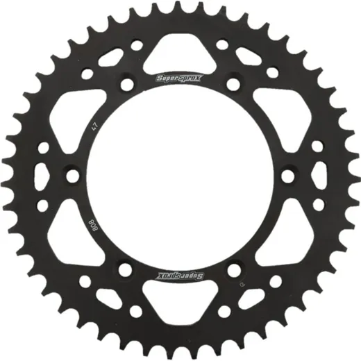 Steel-Rear Sprocket / Chain Wheel Supersprox 520/47t black 14203-47
