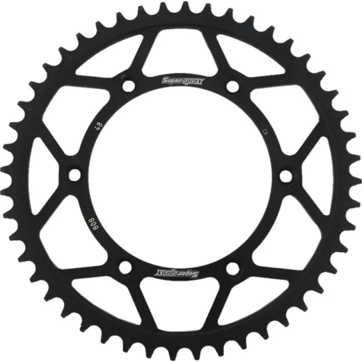 Steel-Rear Sprocket / Chain Wheel Supersprox 520/48t black 14203-48
