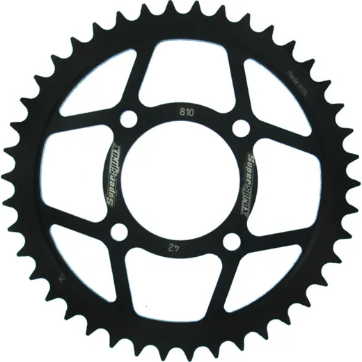 Steel-Rear Sprocket / Chain Wheel Supersprox 428/42t black 14201-42