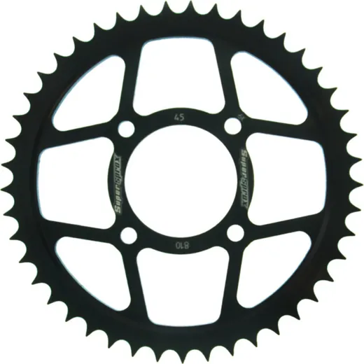 Steel-Rear Sprocket / Chain Wheel Supersprox 428/45t black 14201-45