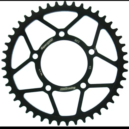 Steel-Rear Sprocket / Chain Wheel Supersprox 520/45t black 14405-45