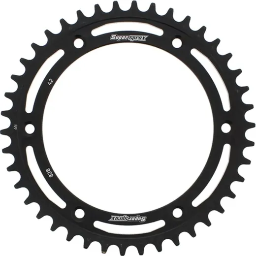 Steel-Rear Sprocket / Chain Wheel Supersprox 520/42t black 14501-42