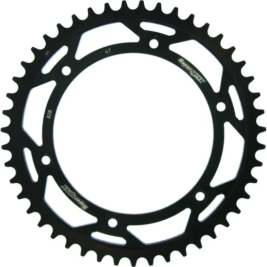 Steel-Rear Sprocket / Chain Wheel Supersprox 520/47t black 14501-47