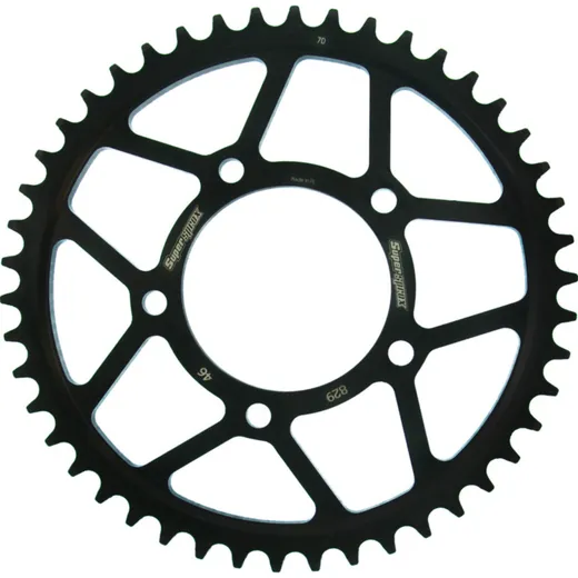 Steel-Rear Sprocket / Chain Wheel Supersprox 530/46t black 14601-46