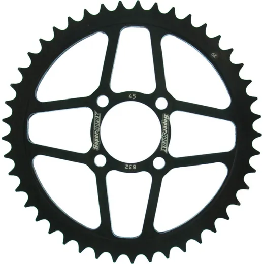 Steel-Rear Sprocket / Chain Wheel Supersprox 420/45t black 12100-45