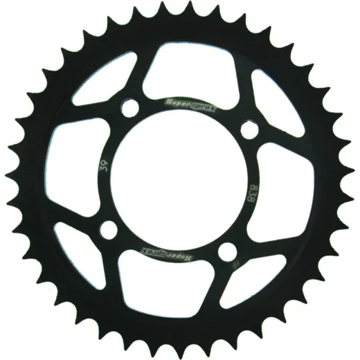 Steel-Rear Sprocket / Chain Wheel Supersprox 428/39t black 12200-39