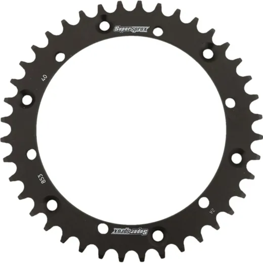 Steel-Rear Sprocket / Chain Wheel Supersprox 520/40t black 12500-40