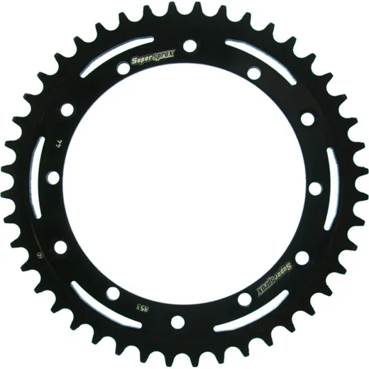 Steel-Rear Sprocket / Chain Wheel Supersprox 520/44t black 12500-44