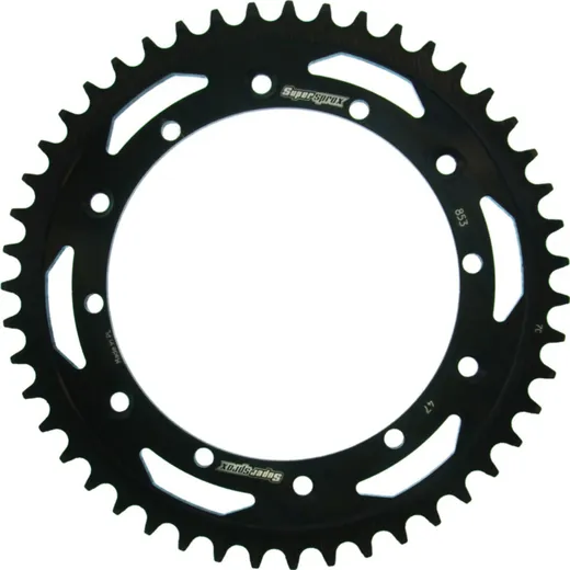 Steel-Rear Sprocket / Chain Wheel Supersprox 520/47t black 12500-47