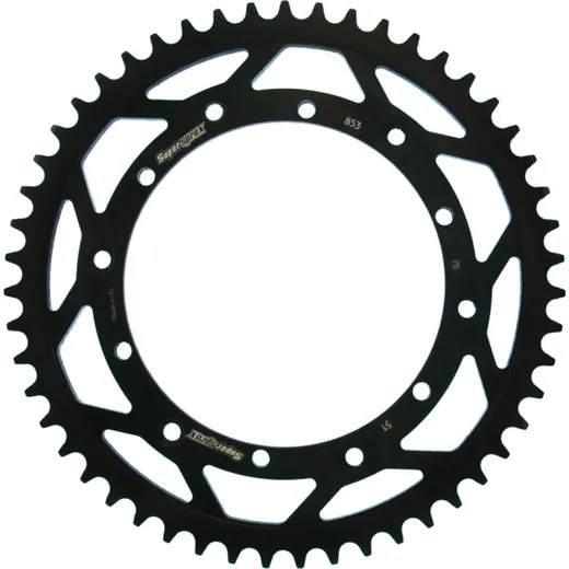 Steel-Rear Sprocket / Chain Wheel Supersprox 520/51t black 12500-51