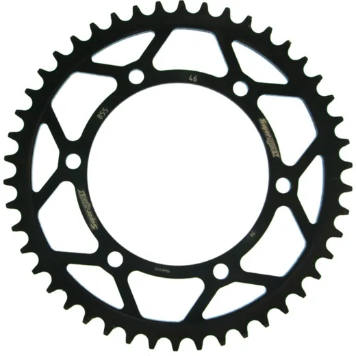 Steel-Rear Sprocket / Chain Wheel Supersprox 520/46t black 12305-46